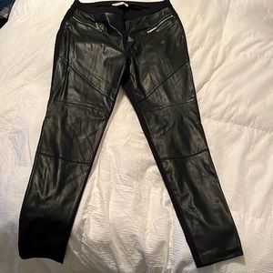 Michael Kors faux leather leggings
